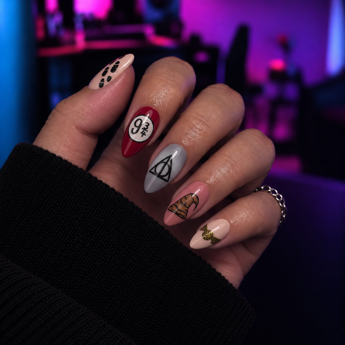 Press on nails Harry Potter