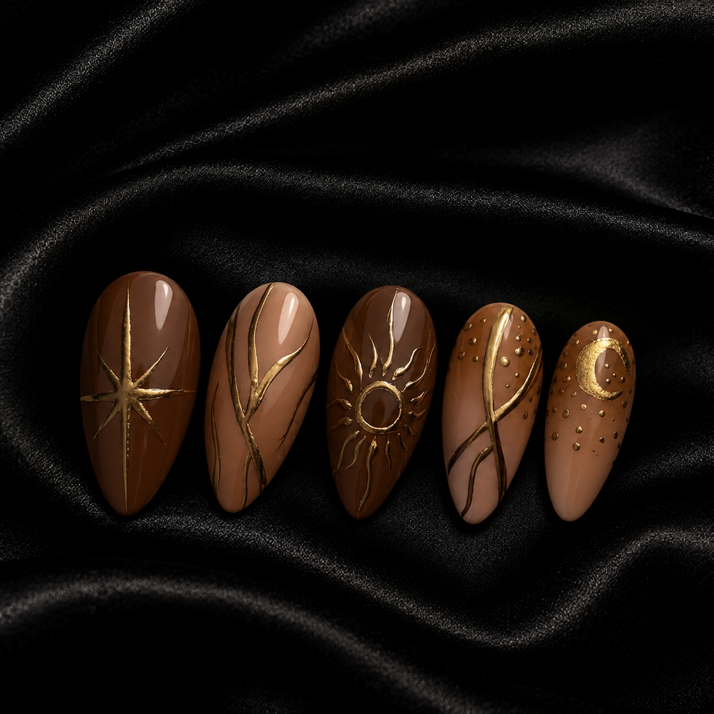 Press on nails automnale