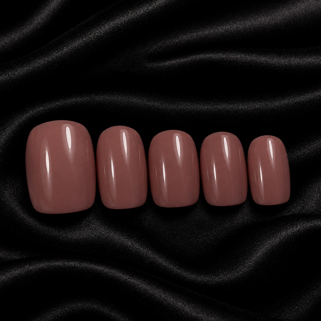 Press on nails - nude beige