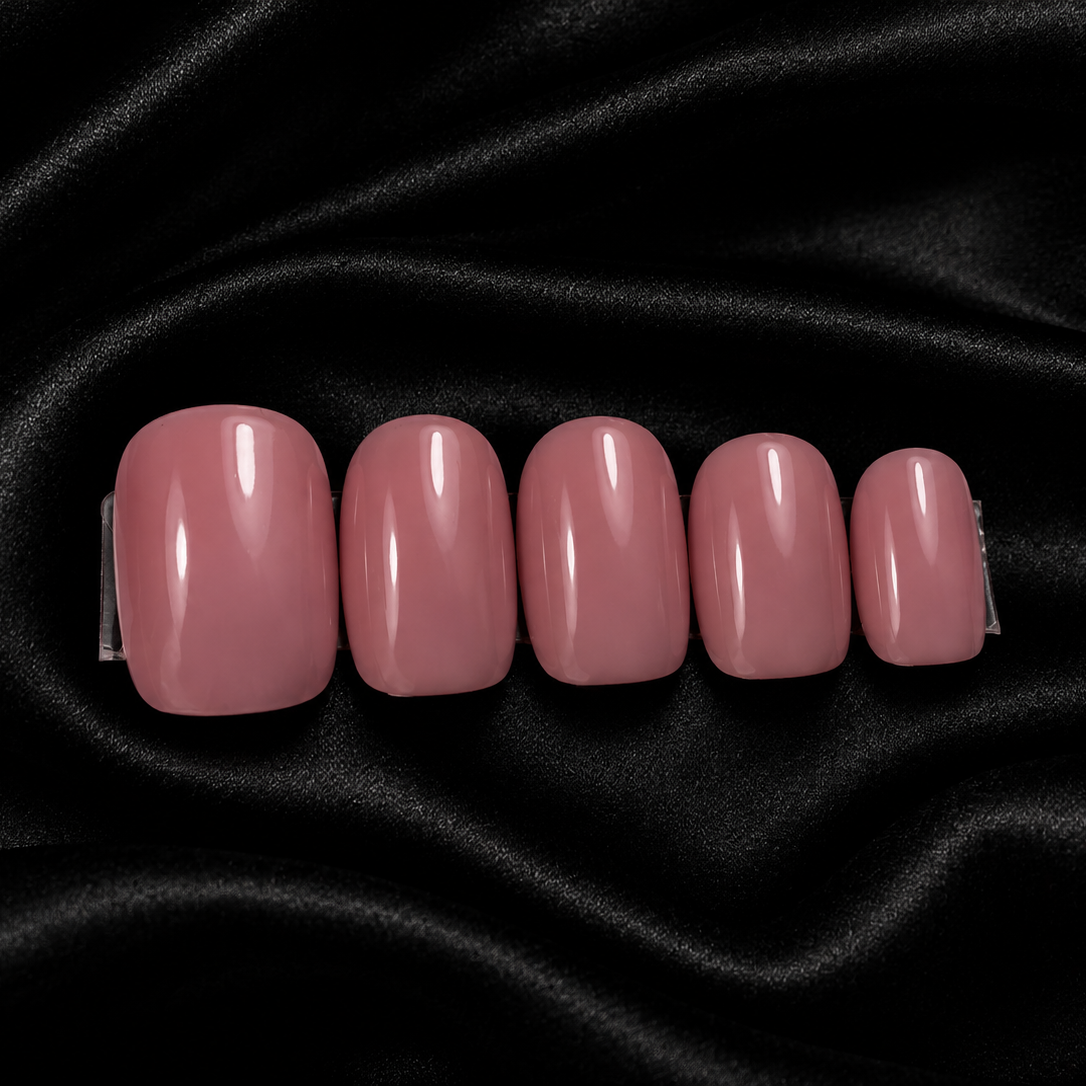 Press on nails - nude rose