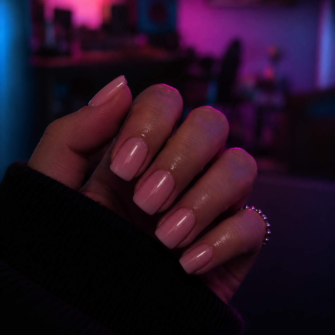 Press on nails - nude rose