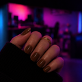 Press on nails - Marron
